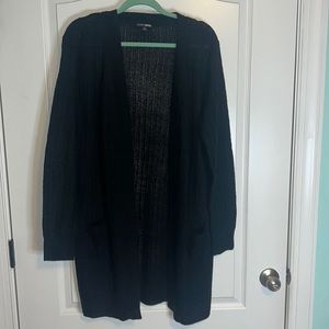 Long Black Cardigan